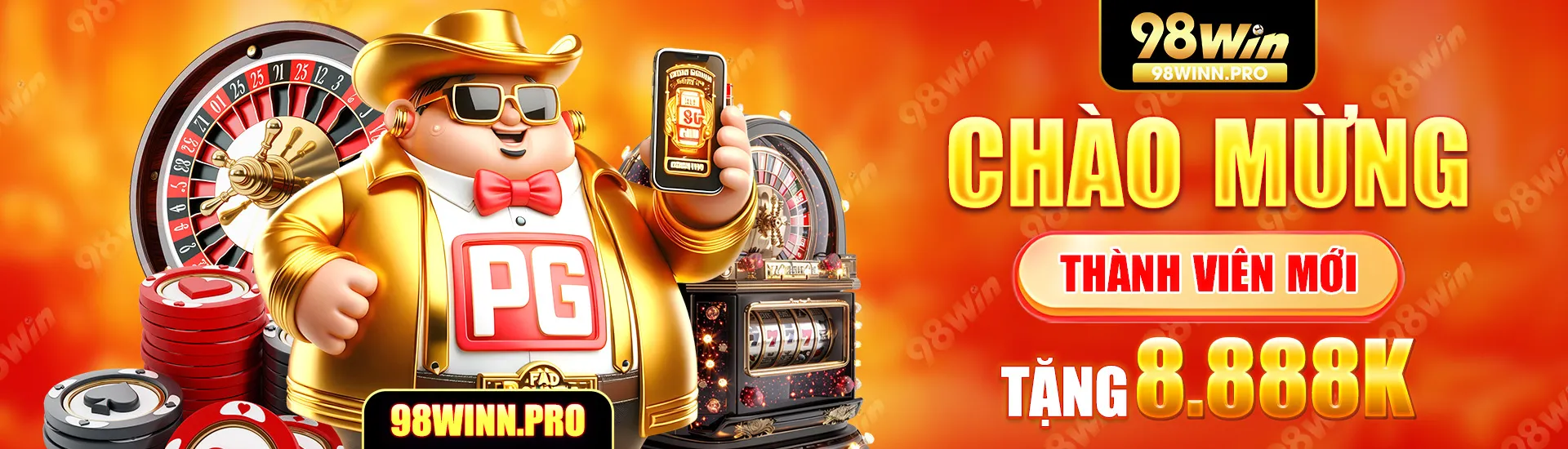 98win chào mừng thành viên mới tặng 8888K