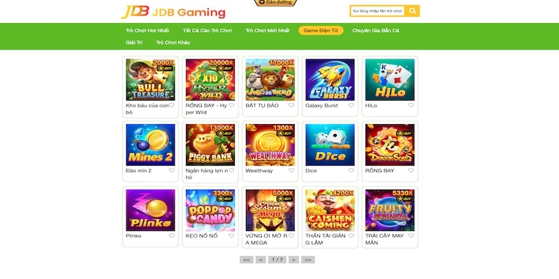 JDB Gaming cung cấp kết quả minh bạch